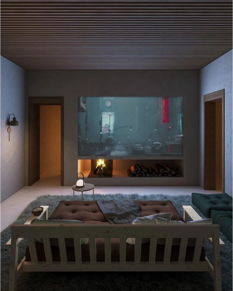 Розов разтегателен диван 218 cm Unwind - Karup Design