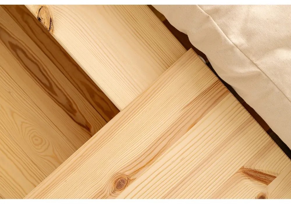 Кафяво нощно шкафче от масивен бор Japan – Karup Design