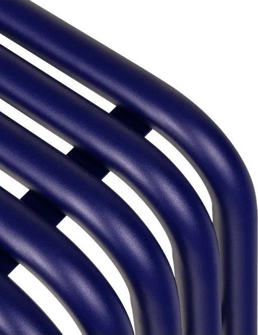 Синя градинска пейка метална Nokk – noo.ma