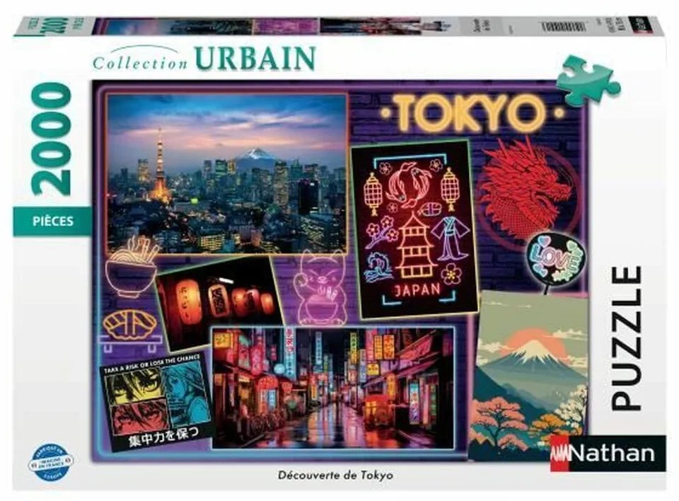 Пъзел Ravensburger Découverte de Tokyo 2000 Части