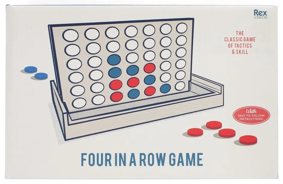 Настолна игра Four in a Row game set – Rex London