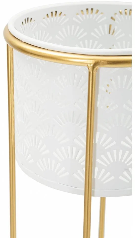 Метални стойки за цветя 2 бр. ø 17 cm (височина 46 cm) Whity – Mauro Ferretti