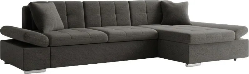 Ъглов диван Montana-антрацит-десен