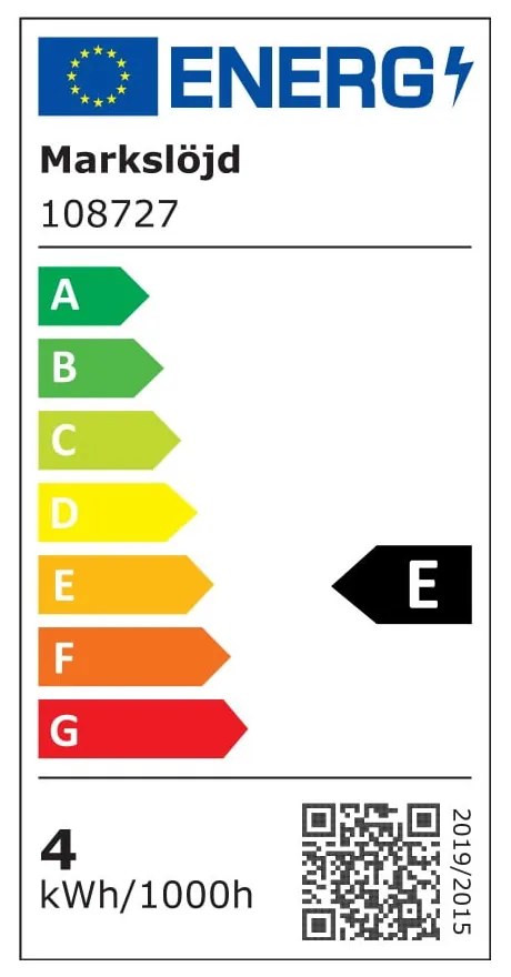 Топла LED крушка с нажежаема жичка E27, 4 W Lines - Markslöjd