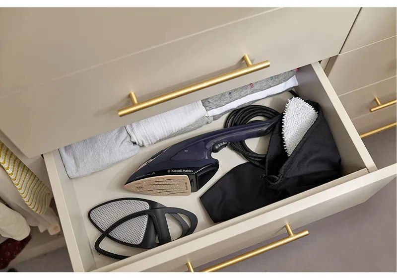 Уред за гладене с пара Russell Hobbs 28370-56, 1700 W, 150 ml, Бързо загряване, Син