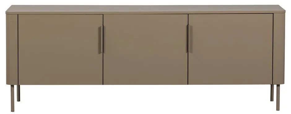 Кафяво-сива маса за телевизор от масивен бор 154x56x44 cm Gunnar – WOOOD