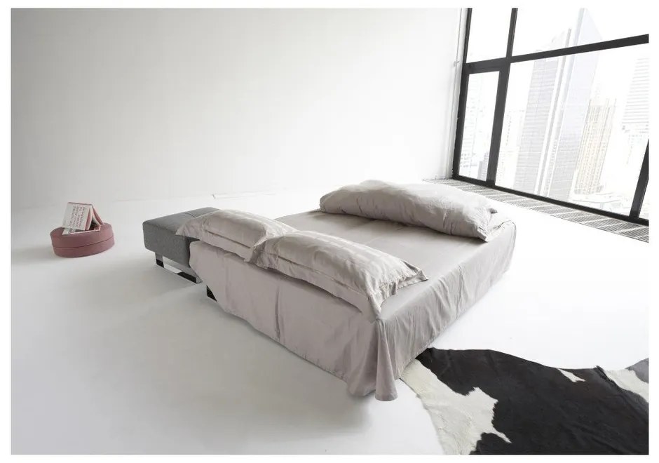 Сив разтегателен диван Twist Charcoal Supremax - Innovation