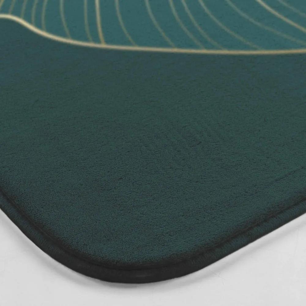 Тъмнозелен килим за баня WC 45x45 cm Jade – douceur d'intérieur