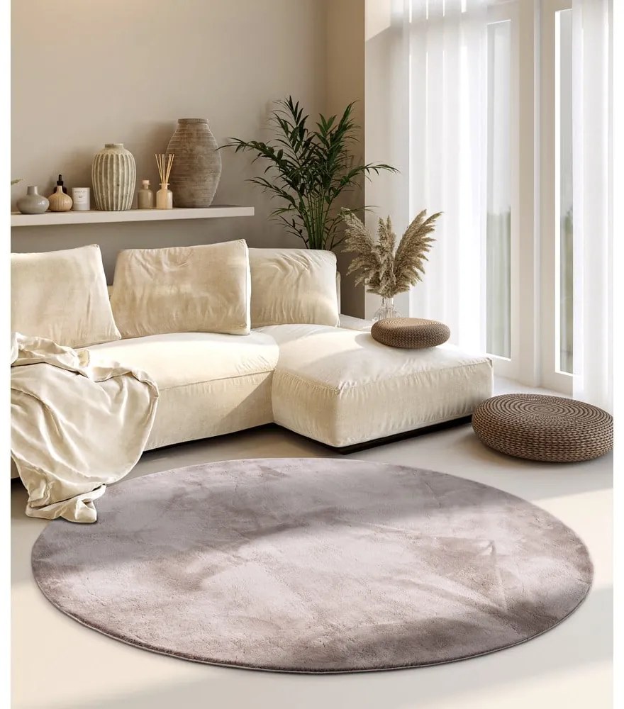 Бежов кръгъл килим ø 200 cm Leon – Villeroy&Boch