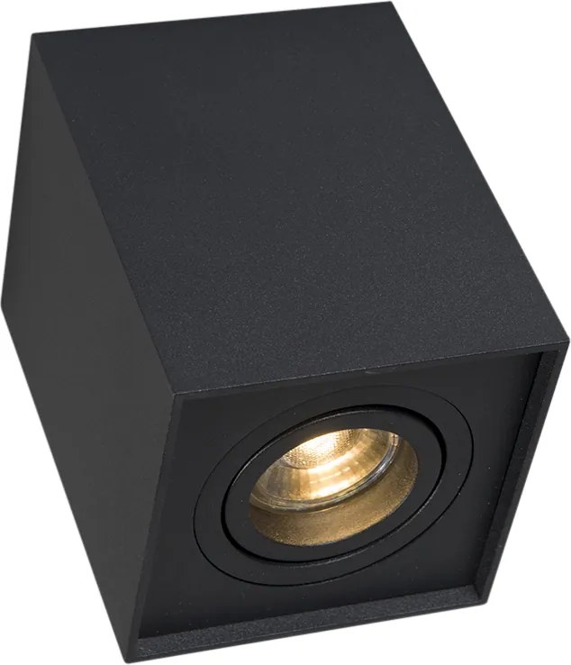 Интелигентен прожектор черен регулируем вкл. WiFi GU10 - Quadro Up