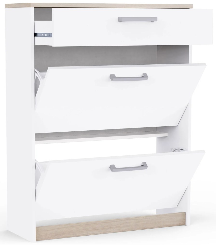 Шкаф за обувки Winston - Бял