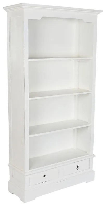Лавица Home ESPRIT Бял Дървен 97 x 34 x 180 cm