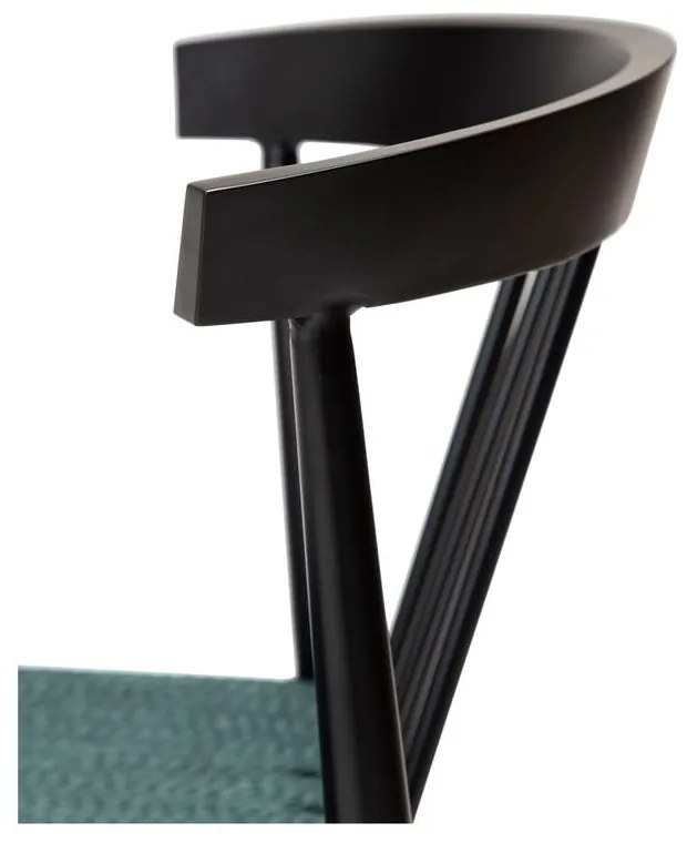 Черно-тюркоазен стол за хранене Sava - DAN-FORM Denmark