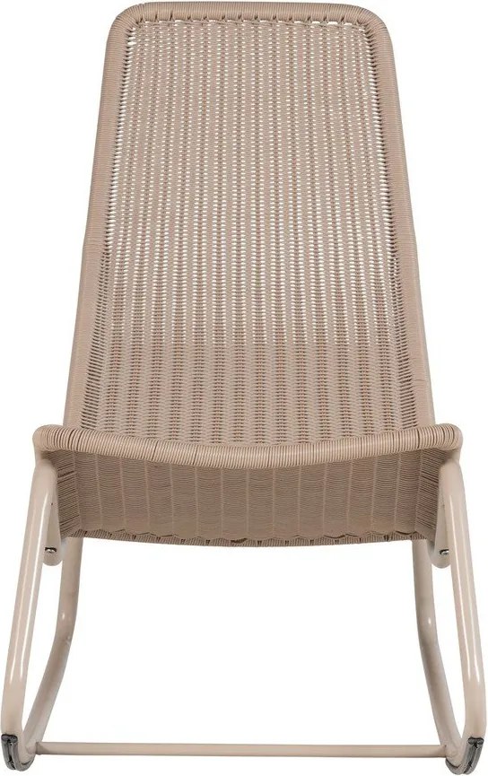 Бежов градински стол от изкуствен ратан Tom – WOOOD