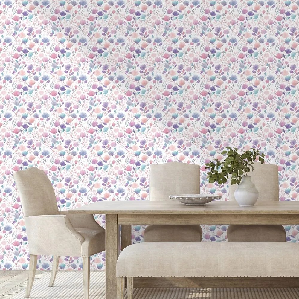 Самозалепващ фототапет – Пастелен цветен мотив