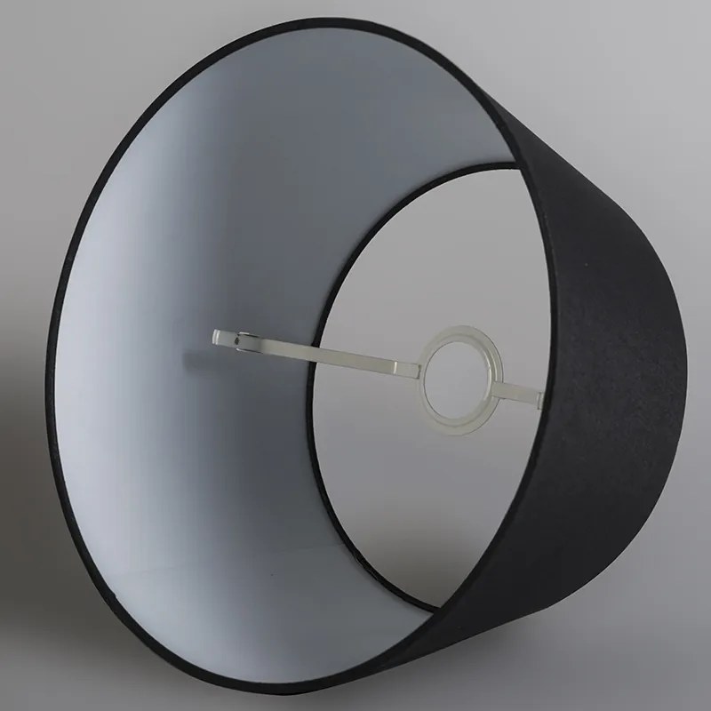 Абажур от лен черен 35 см