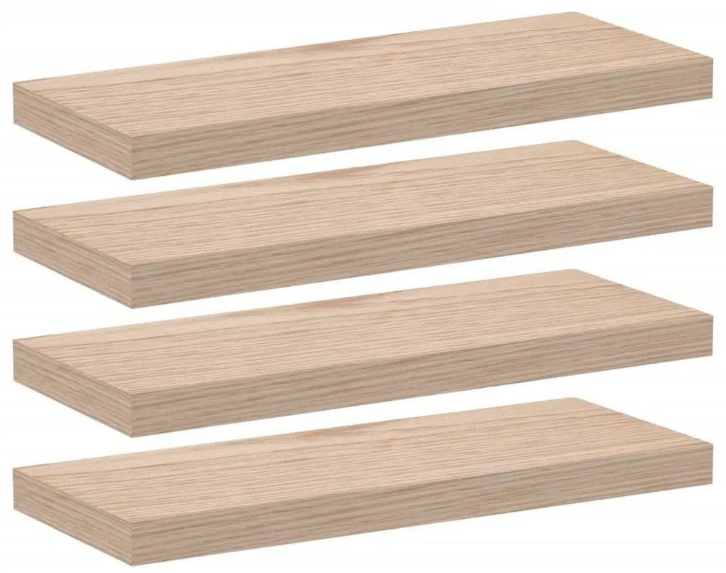 4010690 vidaXL Рафтове за стена, 4 бр, 60x23,5x4 см, инженерна дървесина
