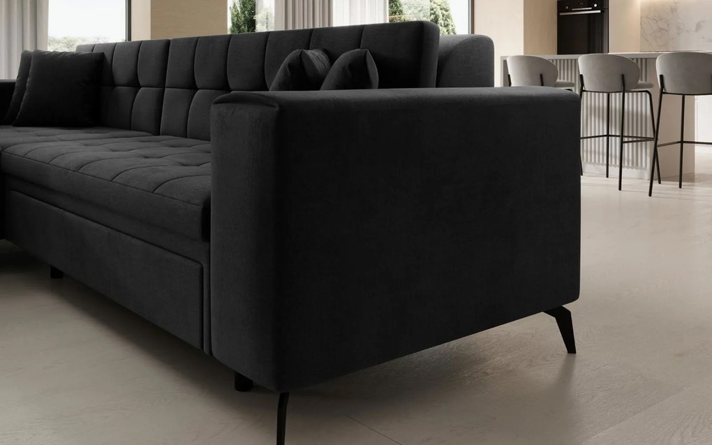 Ъглов диван Gessola-Left-Anthracite