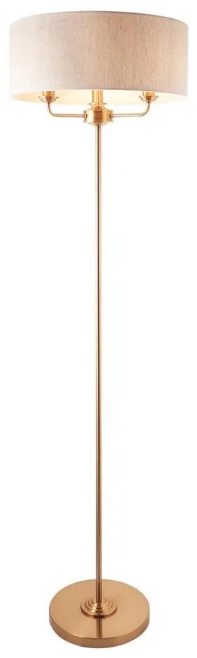 Endon 110724 - Лампион HIGHCLERE 1xE14/40W/230V бежов/месинг