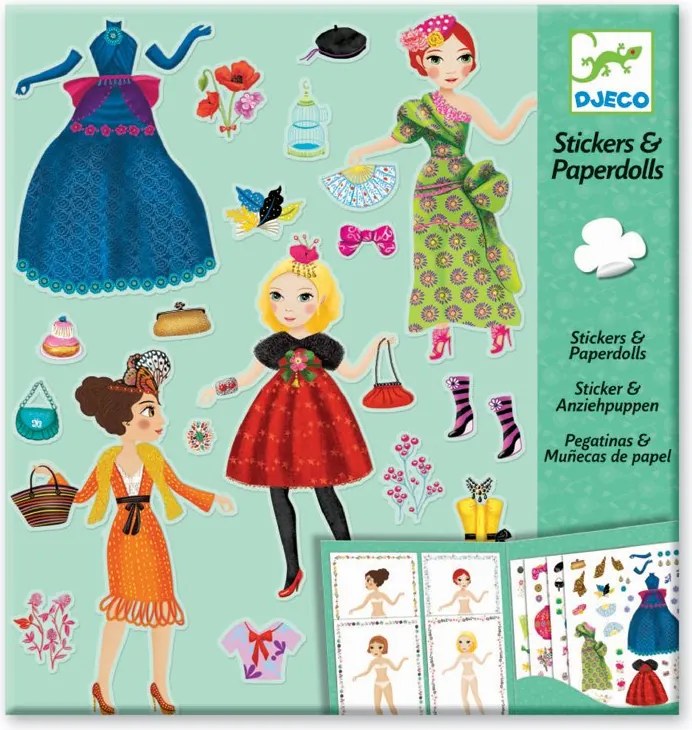 Djeco - Стикери Massive Fashion ST1 DJ09691G