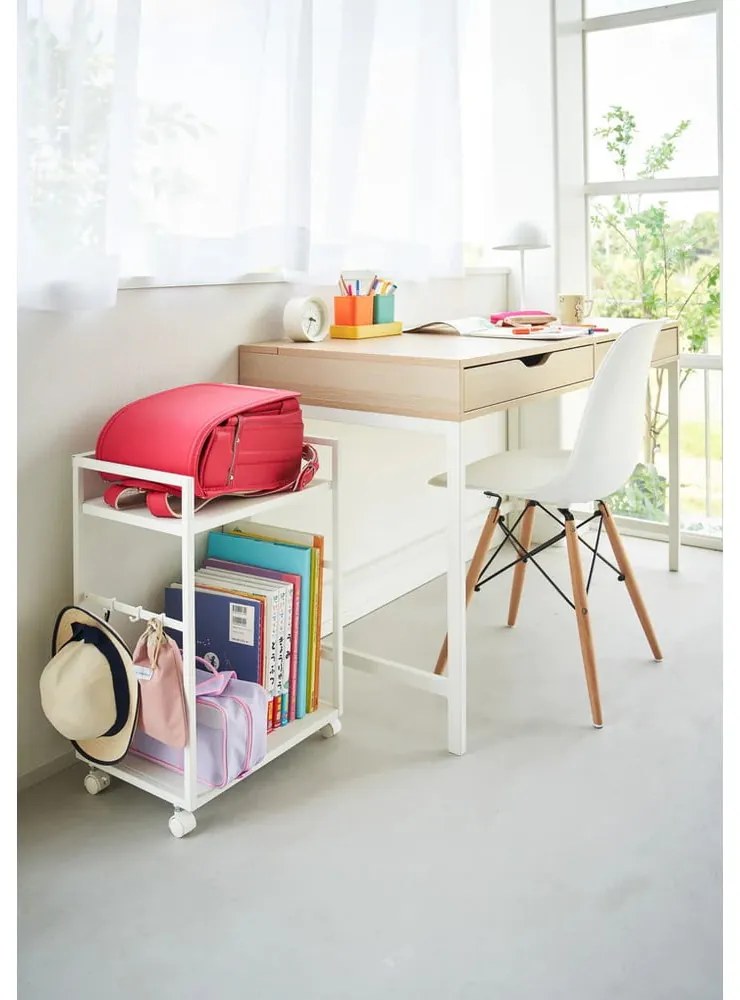 Бял метален подвижен стелаж 42x60 cm Tower – YAMAZAKI