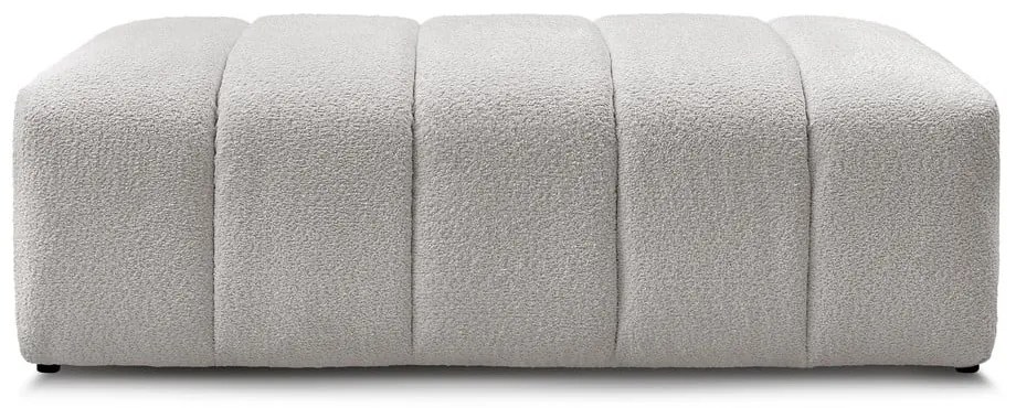 Светлосива табуретка от прежда с примки от букле Annecy – Bobochic Paris