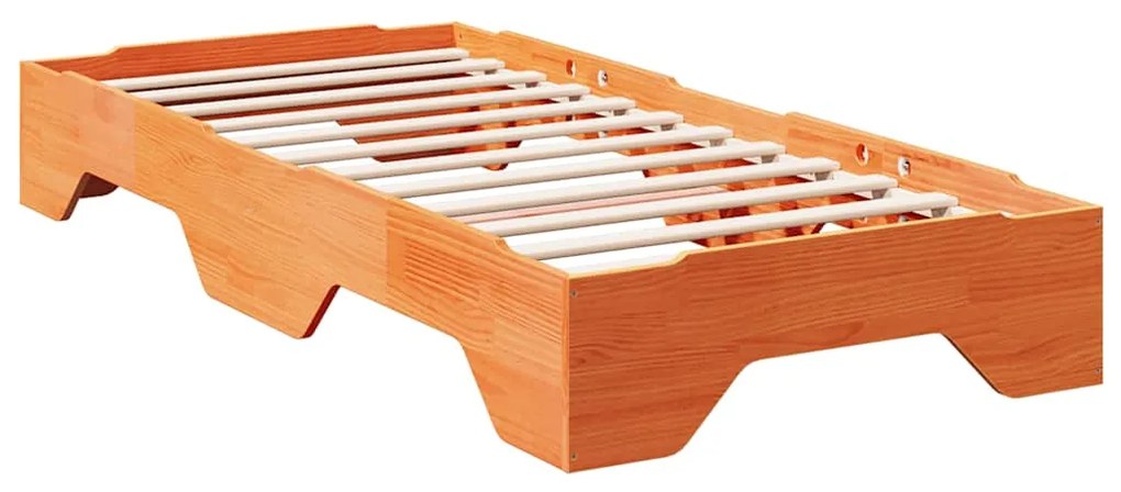 859201 vidaXL Рамка за легло без матрак с възможност за подреждане 100x200 cm