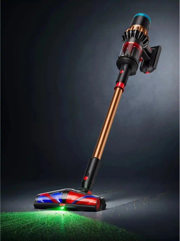 Вертикална прахосмукачка Dyson V16 Piston Animal 495948-01, 315AW, 900W, 1.3 л, 70 мин, CleanCompaktor, Hyperdymium, MyDyson, HEPA, LCD, Черен/мед