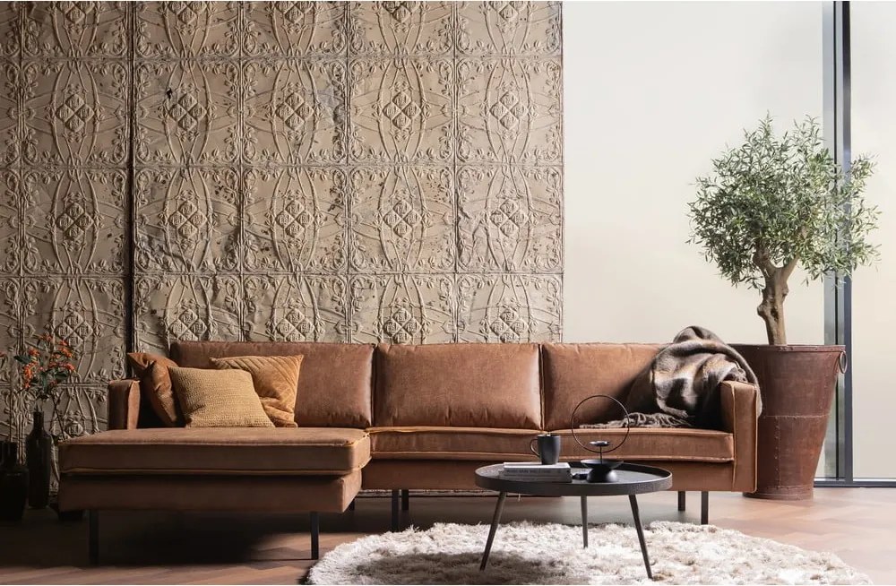 Черна масичка за кафе , ø 76 cm Bounds - BePureHome