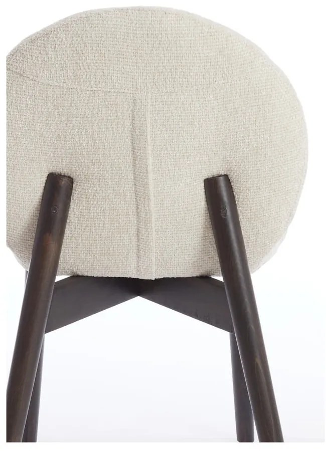 Кремави тапицирани трапезни столове в комплект 2 бр. Sinosa – Light &amp; Living