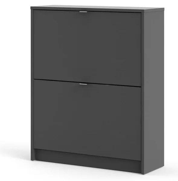 Сива накланяща се стойка за обувки Shoes – Tvilum