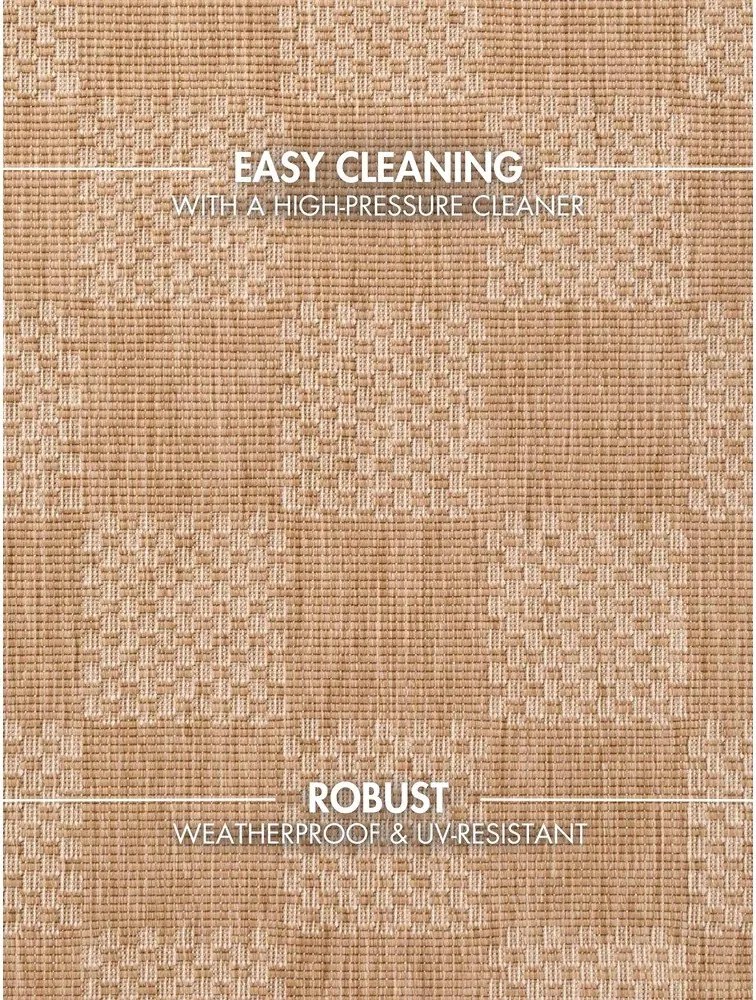 Кремава/в естествен цвят пътека за открито и закрито 80x200 cm Haringey Dorothy – Ted Baker