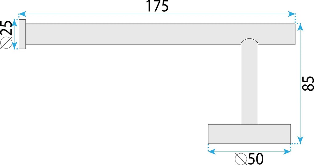 Поставка за тоалетна хартия 6611 Modern Copper