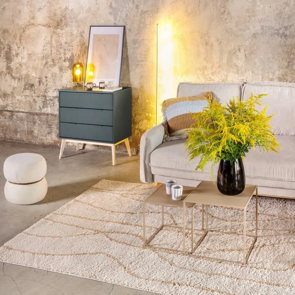 Кремав килим 120x180 cm Routa – Universal