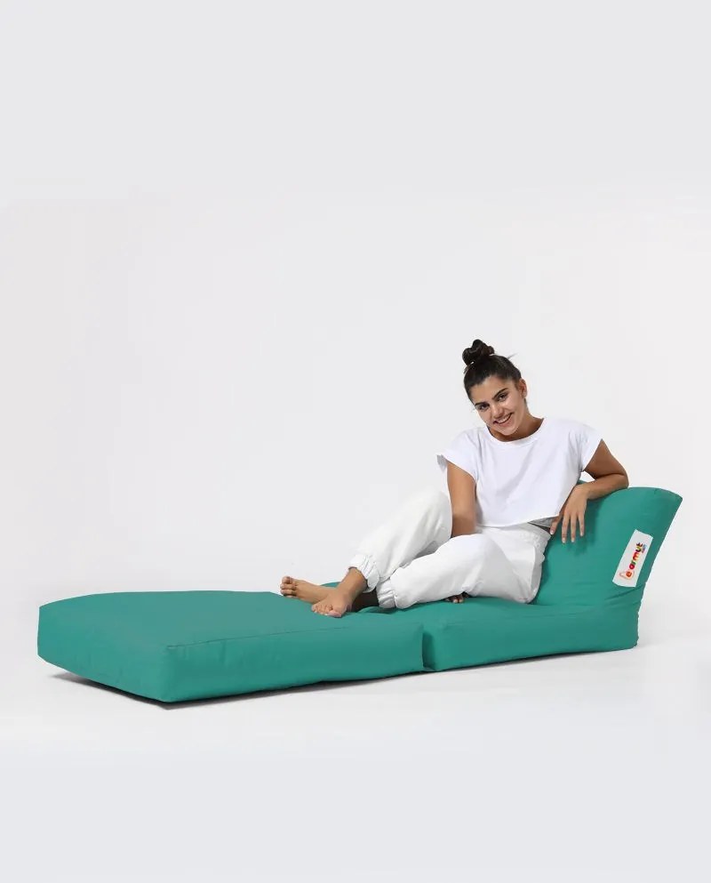 Градински пуф Siesta Sofa Bed Pouf, цвят Тюркоаз