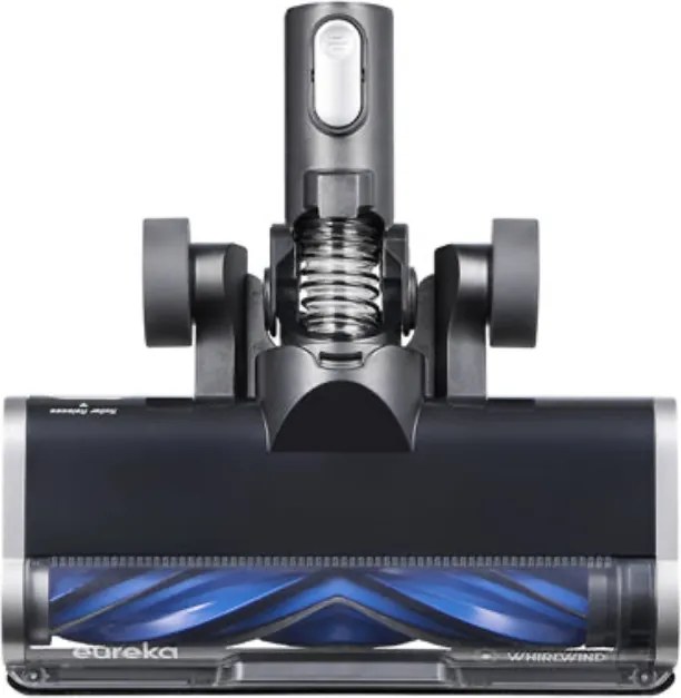 Вертикална прахосмукачка 2в1 Eureka NEC490, 350W, LED дисплей и светлина на четката, Single Cyclone, 60 мин, Станция за самоизпразване и зареждане, Черен