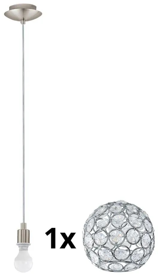 Eglo - LED полилей MY CHOICE 1xE14/4W/230V, хром