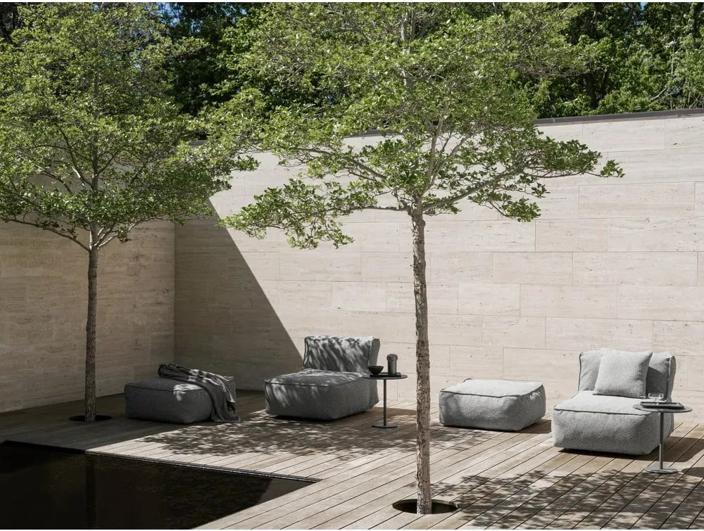 Бежов модул за градински диван (среден модул) Grow – Blomus