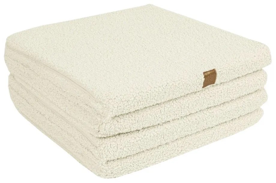 Кремаво детско килимче за игра 120x120 cm – Meowbaby