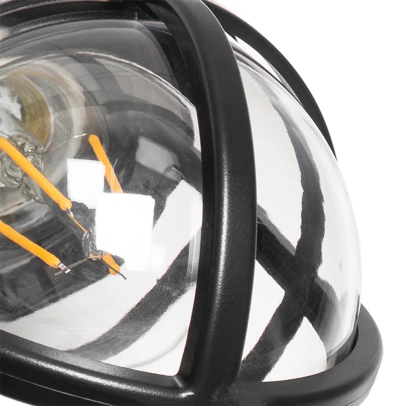 Модерна външна стенна лампа черна IP54 - Joeri