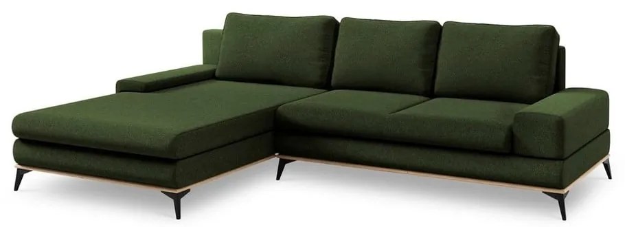 Светлозелен ъглов разтегателен диван , ляв ъгъл Planet - Windsor &amp; Co Sofas