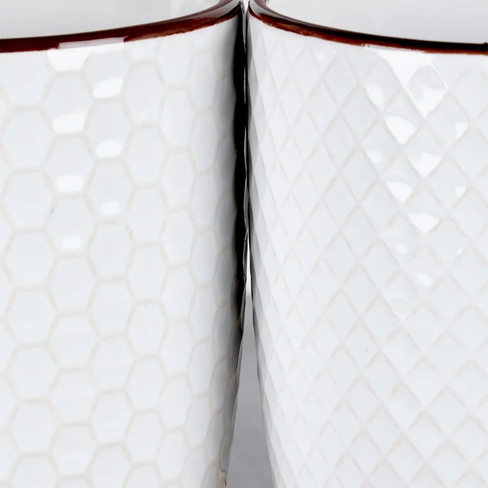 Комплект от 4 чаши 400 мл, бял