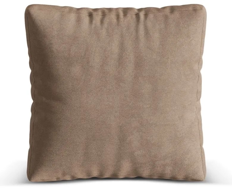 Светлокафява кадифена възглавница за модулен диван Martina – Micadoni