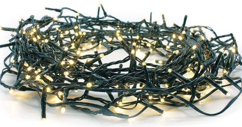 100 Коледа крушка LED в ред на 5см-Warm бял (10) парчета