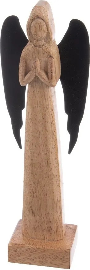 Дървена статуя (височина 27 cm) Angel – Orion