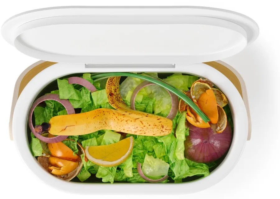 Бял контейнер за компостируеми отпадъци 4 l Bellwood – Umbra