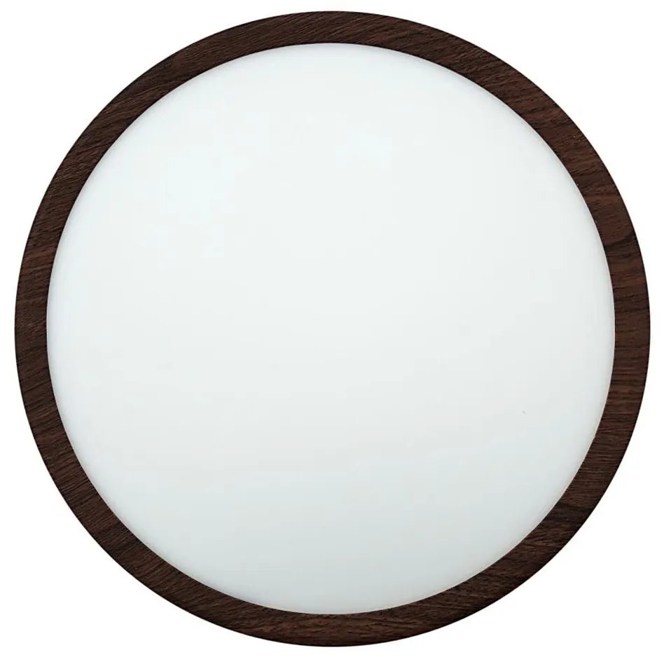 LED таванно осветително тяло LED/24W/230V 3000/4000/6500K Ø 30 см кафяво