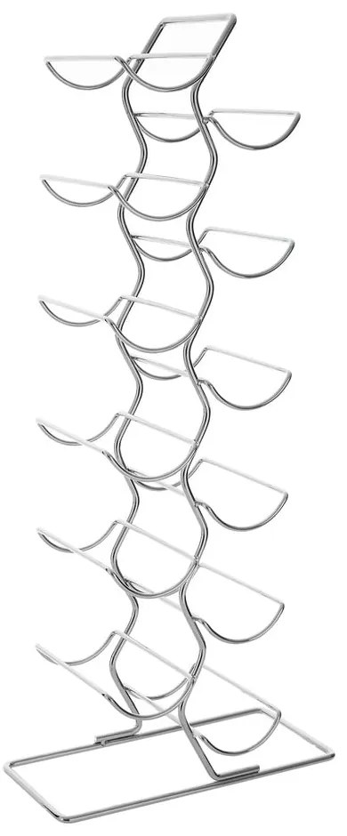 Метален стелаж за вино в сребристо, брой бутилки 12 Jaxen – Premier Housewares