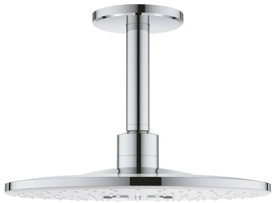Ceiling Душ глава с рамо Grohe Rain Душ Smart Active-Silver-White