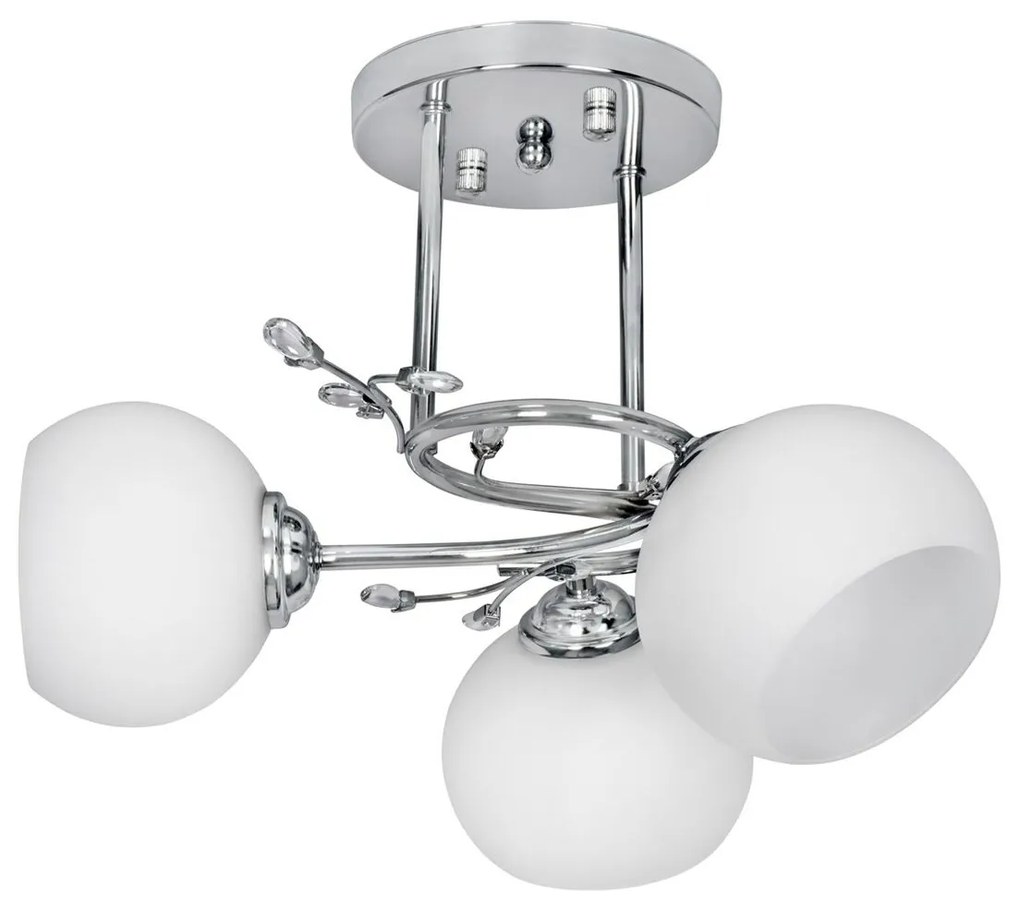 Полилей Activejet AJE-IRMA 3P Бял Сребрист Метал 40 W 39 x 29 x 35 cm